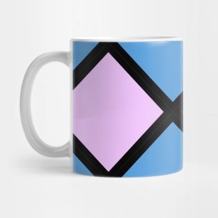 Playful Multi-colored Checkered Pattern Mug